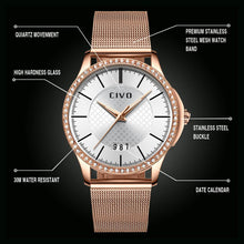 Load image into Gallery viewer, 0045C | Quartz Women Watch | Mesh Band