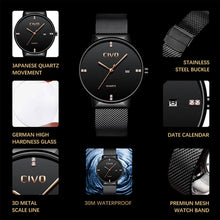 Laden Sie das Bild in den Galerie-Viewer, 9164C | Quarz-Herrenuhr | Mesh-Armband