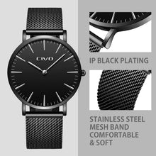 Laden Sie das Bild in den Galerie-Viewer, 0054C | Quarzuhr für Herren | Mesh-Armband