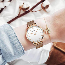 Load image into Gallery viewer, 8011C | Quartz Women Watch | Mesh Band