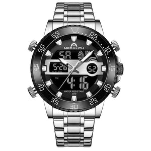 8222M | Quartz Men Watch | Stainless Steel Band-megalith watch