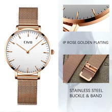 Load image into Gallery viewer, 8011C | Quartz Women Watch | Mesh Band