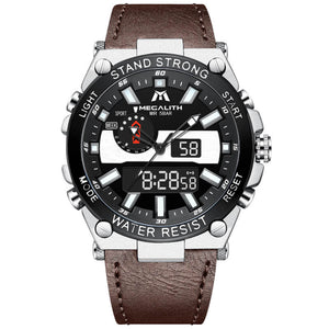 8230M | Quartz Men Watch | Leather Band-megalith watch
