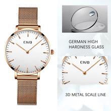 Load image into Gallery viewer, 8011C | Quartz Women Watch | Mesh Band