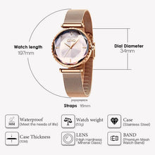 Load image into Gallery viewer, 8116C | Quartz Women Watch | Mesh Band-megalith watch