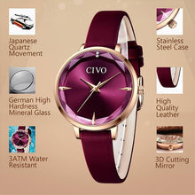 Load image into Gallery viewer, 8122C | Quartz Women Watch | Leather Band-megalith watch