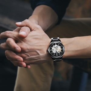 8045M | Mechanische Herrenuhr | Edelstahlarmband