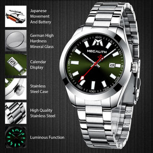 8603M | Quartz Men Watch | Stainless Steel Band-megalith watch