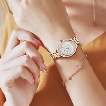 Laden Sie das Bild in den Galerie-Viewer, 8113C | Quartz Women Watch | Stainless steel Band-megalith watch