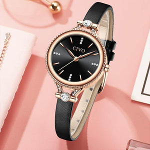 8120C | Quartz Women Watch | Leather Band-megalith watch