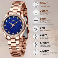 Laden Sie das Bild in den Galerie-Viewer, 8119C | Quartz Women Watch | Stainless steel Band-megalith watch