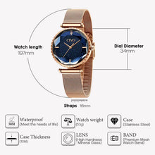 Laden Sie das Bild in den Galerie-Viewer, 8116C | Quartz Women Watch | Mesh Band-megalith watch