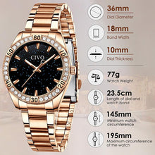 Laden Sie das Bild in den Galerie-Viewer, 8118C | Quartz Women Watch | Stainless steel Band-megalith watch