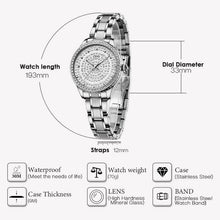 Laden Sie das Bild in den Galerie-Viewer, 8113C | Quartz Women Watch | Stainless steel Band-megalith watch