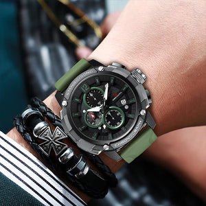 8231M | Quartz Men Watch | Rubber Band-megalith watch