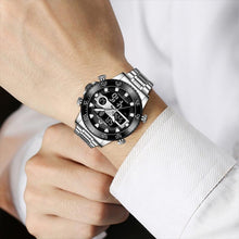 Laden Sie das Bild in den Galerie-Viewer, 8222M | Quartz Men Watch | Stainless Steel Band-megalith watch