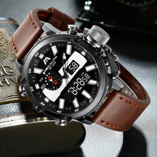 Load image into Gallery viewer, 8229M | Quartz Men Watch | Leather Band-megalith watch