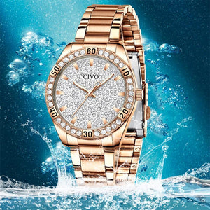 8117C | Quartz Women Watch | Stainless steel Band-megalith watch