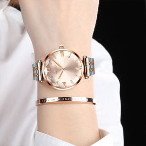 8095C | Quarzuhr für Damen | Edelstahlarmband