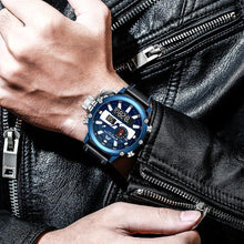 Laden Sie das Bild in den Galerie-Viewer, 8229M | Quartz Men Watch | Leather Band-megalith watch