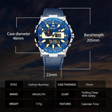 Laden Sie das Bild in den Galerie-Viewer, 8230M | Quartz Men Watch | Leather Band-megalith watch