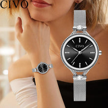 Laden Sie das Bild in den Galerie-Viewer, 8121C | Quartz Women Watch | Mesh Band-megalith watch