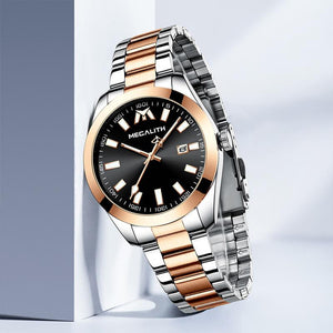 8603M | Quartz Men Watch | Stainless Steel Band-megalith watch