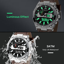 Load image into Gallery viewer, 8230M | Quartz Men Watch | Leather Band-megalith watch