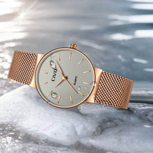 Laden Sie das Bild in den Galerie-Viewer, 8068C | Quarzuhr für Damen | Mesh-Armband