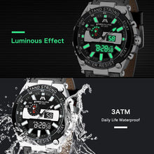 Laden Sie das Bild in den Galerie-Viewer, 8230M | Quartz Men Watch | Leather Band-megalith watch