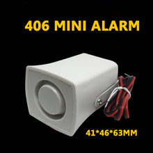 Load image into Gallery viewer, Mini Horn Alarm Siren 105db Sound Alarm DC 12V Wired Indoor Siren for Home House Alarm System