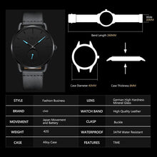 Laden Sie das Bild in den Galerie-Viewer, 8085C | Quarz-Herrenuhr | Lederarmband