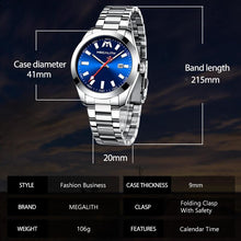 Laden Sie das Bild in den Galerie-Viewer, 8603M | Quartz Men Watch | Stainless Steel Band-megalith watch