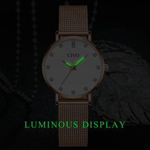 Load image into Gallery viewer, 8055C | Quartz Women Watch | Mesh Band