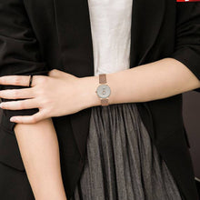Laden Sie das Bild in den Galerie-Viewer, 8068C | Quarzuhr für Damen | Mesh-Armband