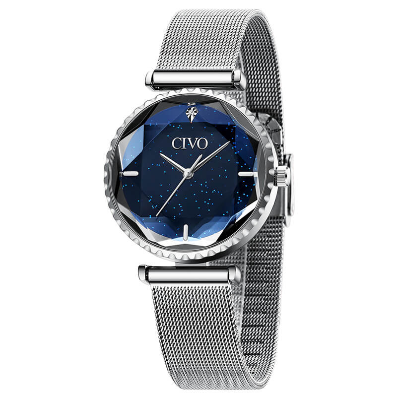 8116C | Quartz Women Watch | Mesh Band-megalith watch