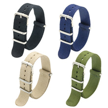 Laden Sie das Bild in den Galerie-Viewer, CIVO NATO-Armband, 4er-Pack, 18 mm, 20 mm, 22 mm, hochwertige Uhrenarmbänder aus ballistischem Nylon, Zulu-Stil mit Edelstahlschnalle für Männer und Frauen