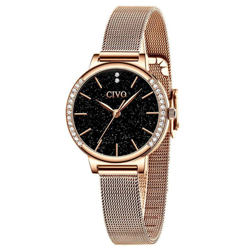 8115C | Quartz Women Watch | Mesh Band-megalith watch