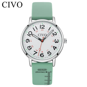 Quartz Women Watch | Rubber Band | CIVO 8144