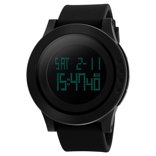 CIVO Men’s Digital Military Sports Watch Big Face Business Casual 5ATM Waterproof Watches for Men Rubber Led Simple Citizen Sport Watch Black