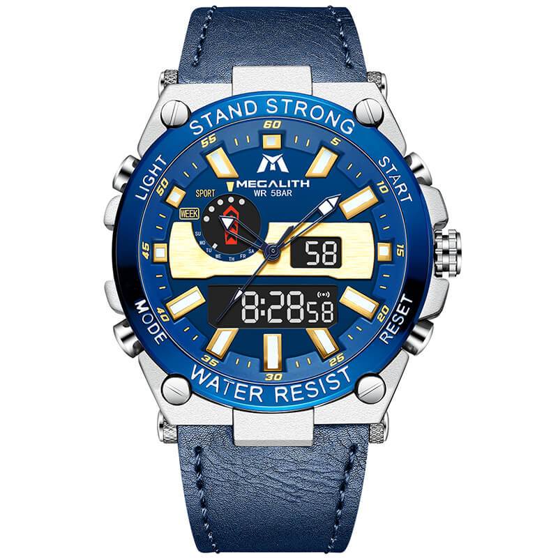 8230M | Quartz Men Watch | Leather Band-megalith watch