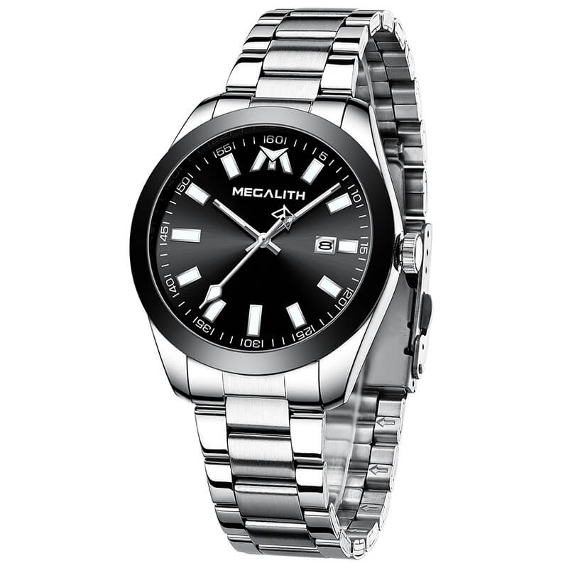 8603M | Quartz Men Watch | Stainless Steel Band-megalith watch