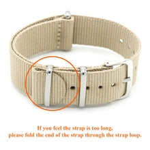 Laden Sie das Bild in den Galerie-Viewer, CIVO NATO-Armband, 4er-Pack, 18 mm, 20 mm, 22 mm, hochwertige Uhrenarmbänder aus ballistischem Nylon, Zulu-Stil mit Edelstahlschnalle für Männer und Frauen