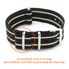 Load image into Gallery viewer, CIVO NATO Strap 4 Packs 18mm 20mm 22mm Premium Ballistic Nylon Watch Bands Zulu Style with Stainless Steel Buckle for Men Women