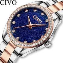 Load image into Gallery viewer, 8119C | Quartz Women Watch | Stainless steel Band-megalith watch