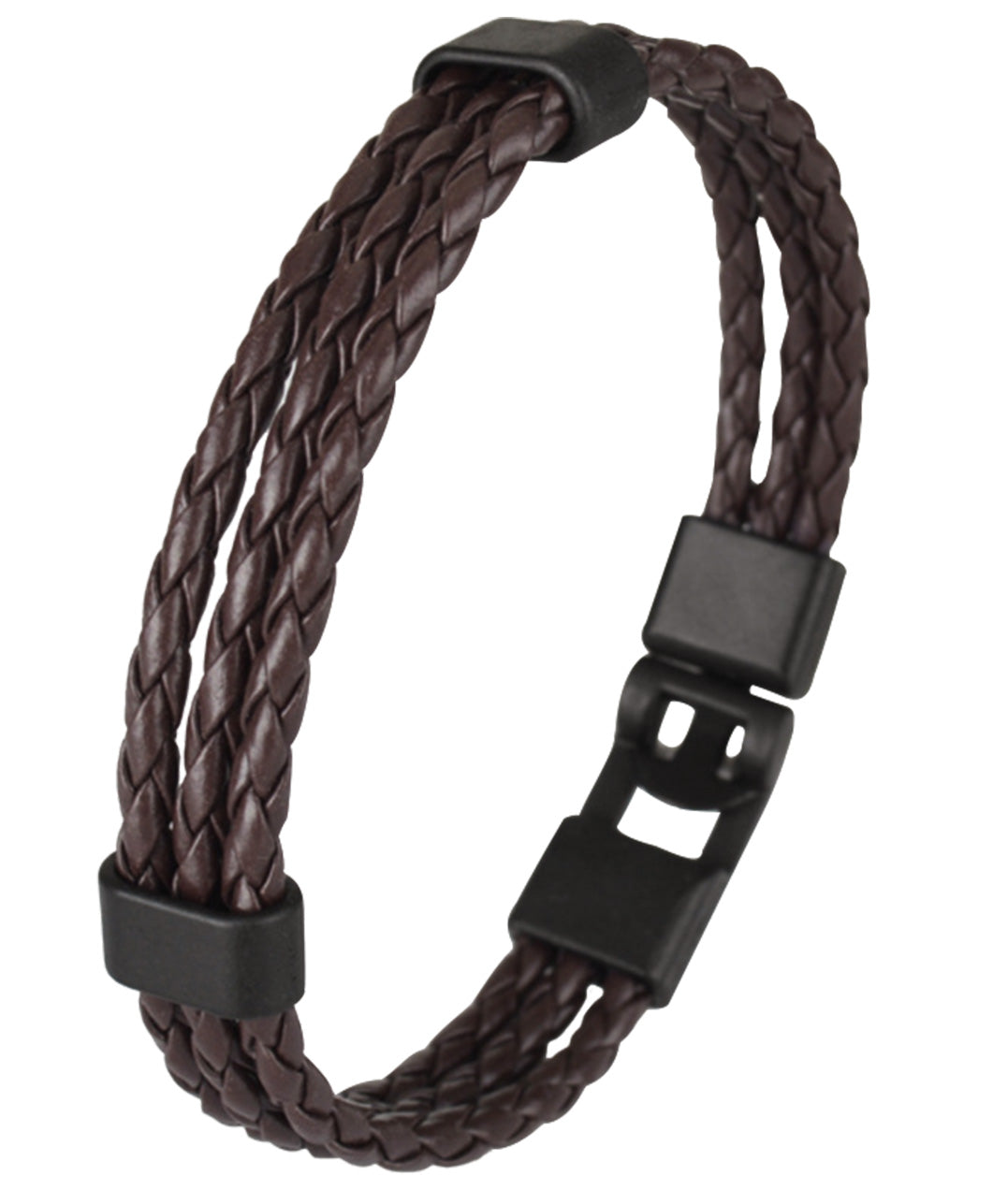 HPOLW Herren Armband,Leder geflochtenes Armband für Herren Damen Sport Retro Armband Personalisierte Armband Geschenke für Herren Schwarz/Braun/Weiß Armband 