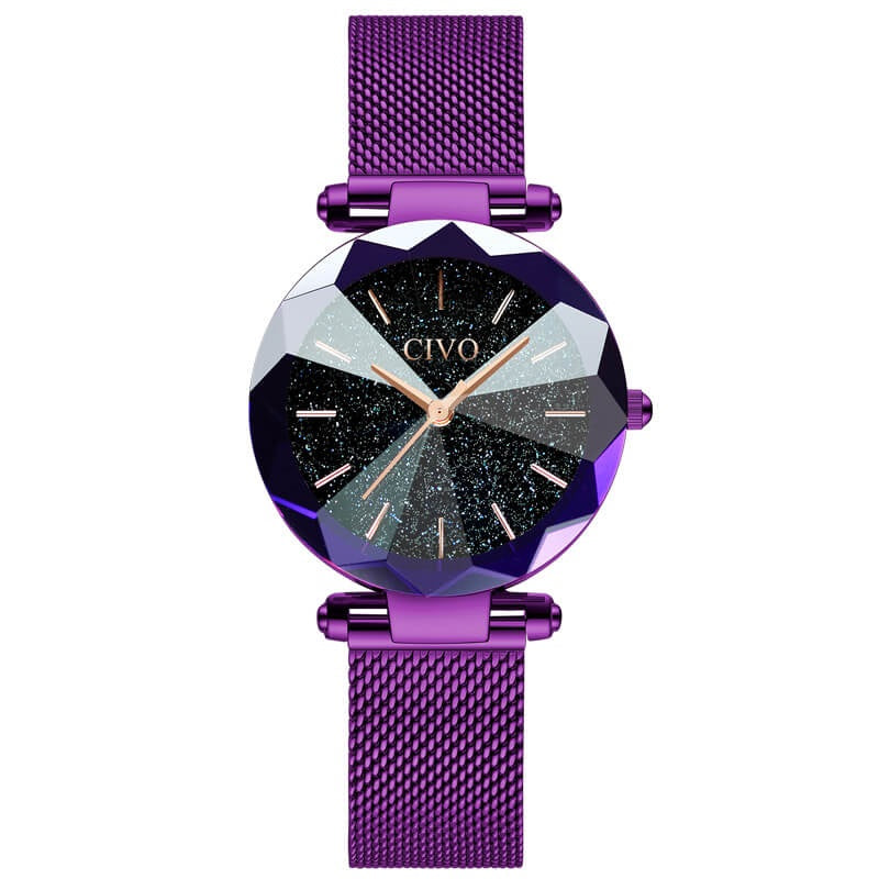 8074C | Quarzuhr für Damen | Mesh-Armband