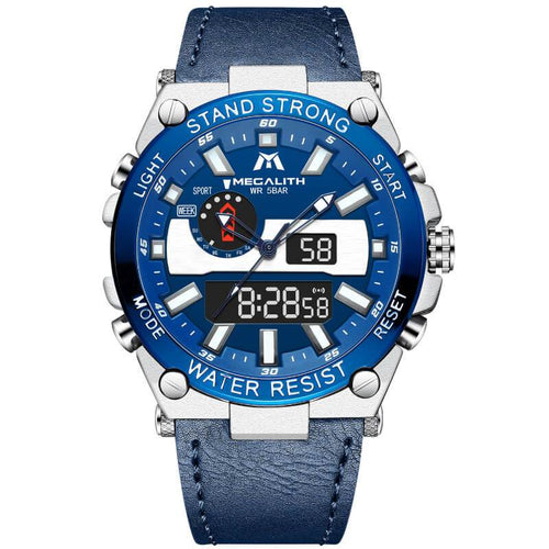 8230M | Quartz Men Watch | Leather Band-megalith watch