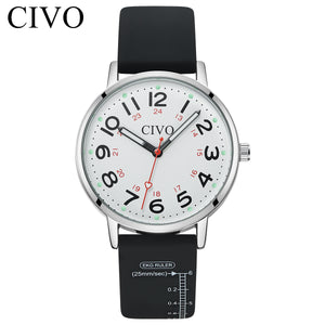 Quartz Women Watch | Rubber Band | CIVO 8144