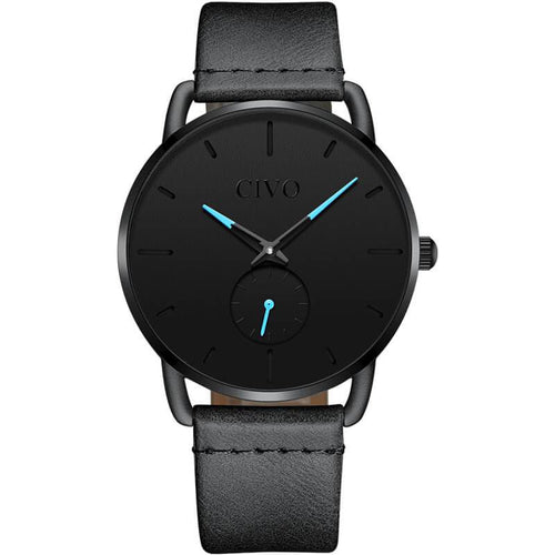 8085C | Quartz Men Watch | Leather Band